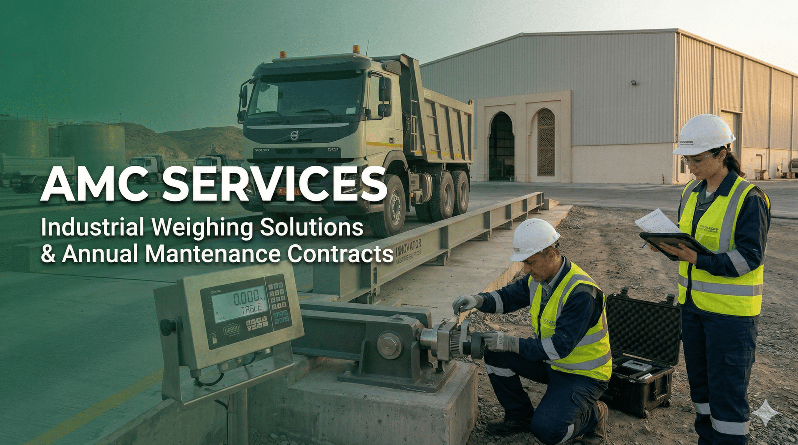 Weighing scale AMC services in Oman - industrial weighing scale maintenance, calibration and inspection services